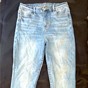 American Eagle Jeans Womens 10 Regular Curvy Hi Rise Jegging AE Forever Soft
